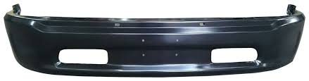 BUMPER FACE BAR- SATIN BLACK/ PTM- W/O SENSOR HOLES- W/O FOG LAMPS- W/ TOW HOOK HOLES- 2 PIECE BUMPER Hover Fo
