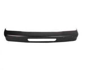 BUMPER -PAINTED- W/O VALANCE HOLES- LICENSE HOLES ON LH (DRIVER SIDE)