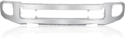 BUMPER FACE BAR- STEEL- CHROME- W/ FOG LAMP HOLES