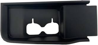 BUMPER AIR DEFLECTOR, RH (PASSENGER SIDE)- OUTER- PLASTIC- MATTE BLACK- W/O ADAPTIVE CRUISE Hover For All Part