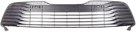BUMPER GRILLE- SATIN SILVER GREY- W/ 2 SENSOR HOLES- BILLET TYPE- XLE MODEL