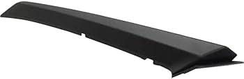 BUMPER UPPER MOULDING, LH (DRIVER SIDE)- TEXTURED BLACK- SE MODEL