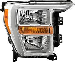 LAMP ASSEMBLY, RH (PASSENGER SIDE)- HALOGEN- CHROME BEZEL- FLEET SERVICE / TREMOR / XLT / XL MODELS Hover For