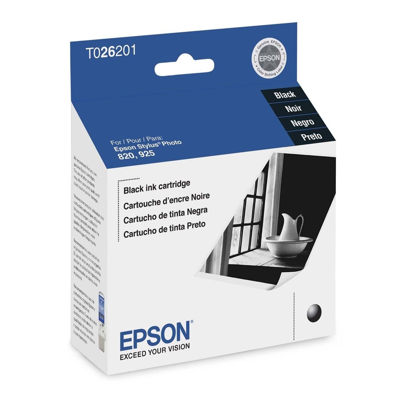 Epson Genuine EPST026201 - T026201 Intellidge Ink