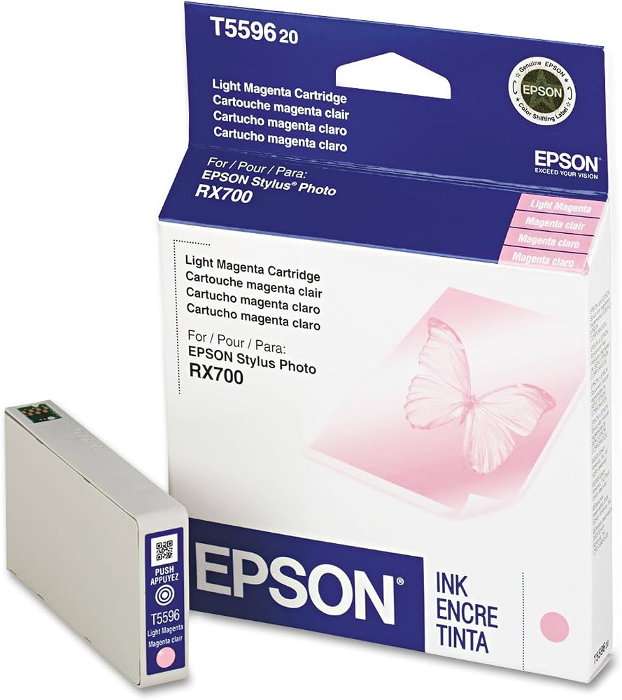 Epson Genuine T559620 Ink, Light Magenta