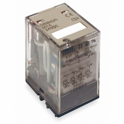Omron MY4 Gen Purpose Relay,14 Pin,Square,110VDC MY4-DC100/110(S