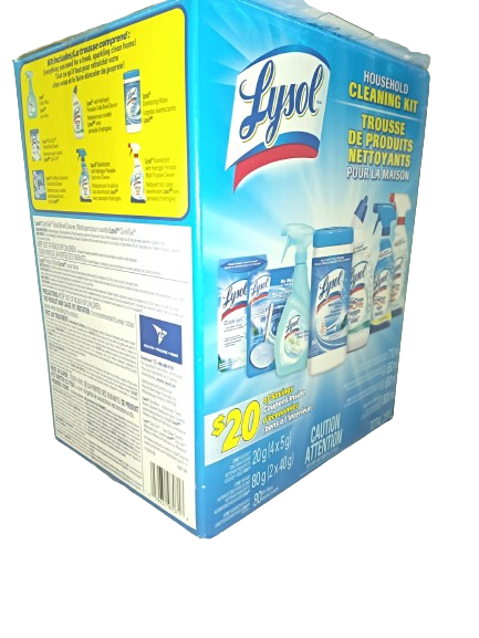 Lysol Household Cleaning Kit 10 Items!