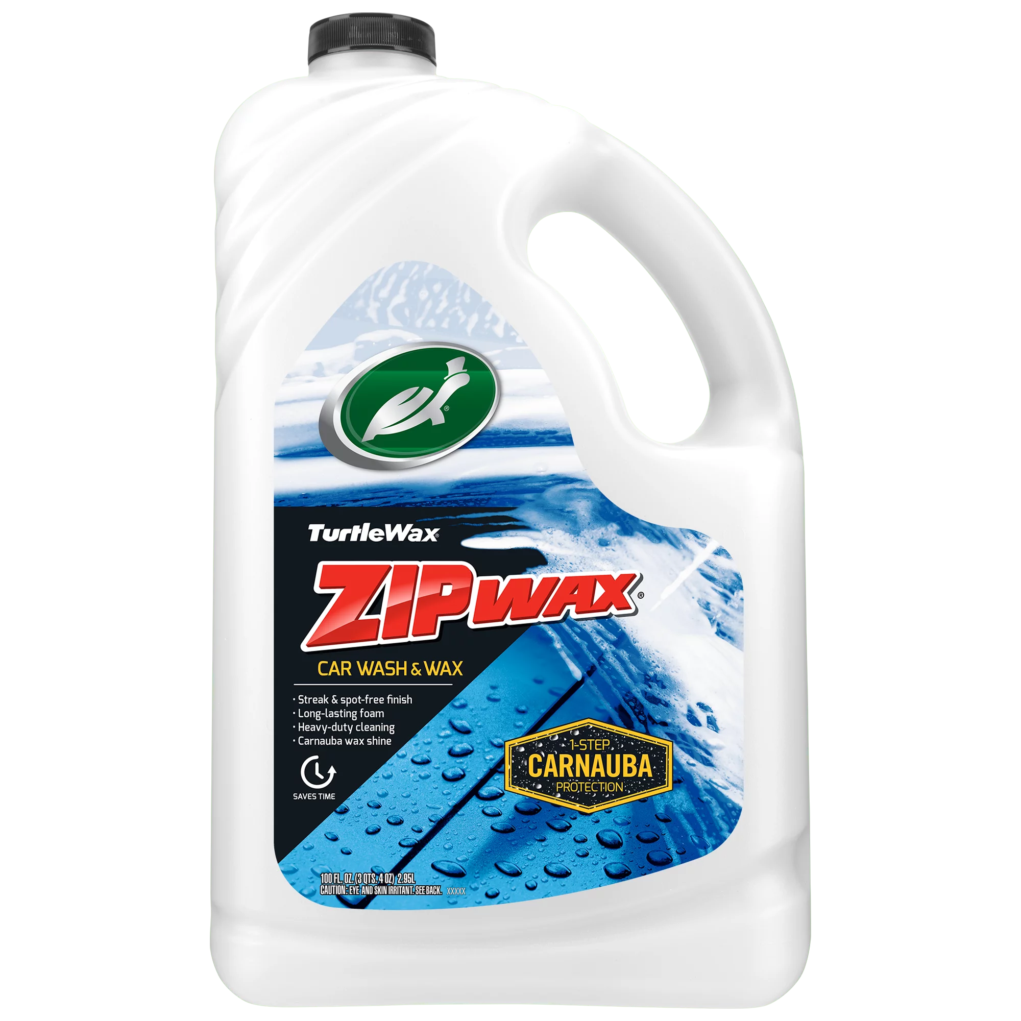 Turtle Wax 53870 Zip Wax Quick and Easy Car Wash and Wax  100 oz