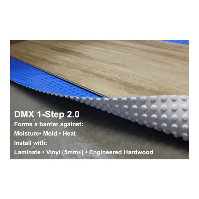 DMX 1-STEP Underlayment 100 sq-ft 3.6'x29'x5/.32