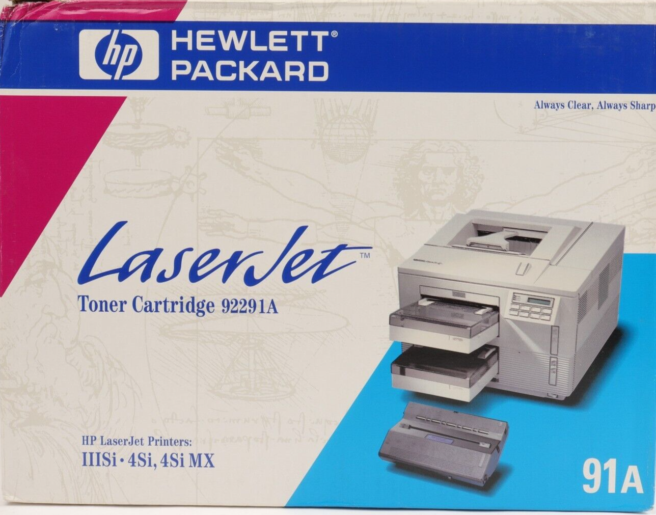 Genuine HP Brand 91A 92291A LaserJet Toner Cartridge