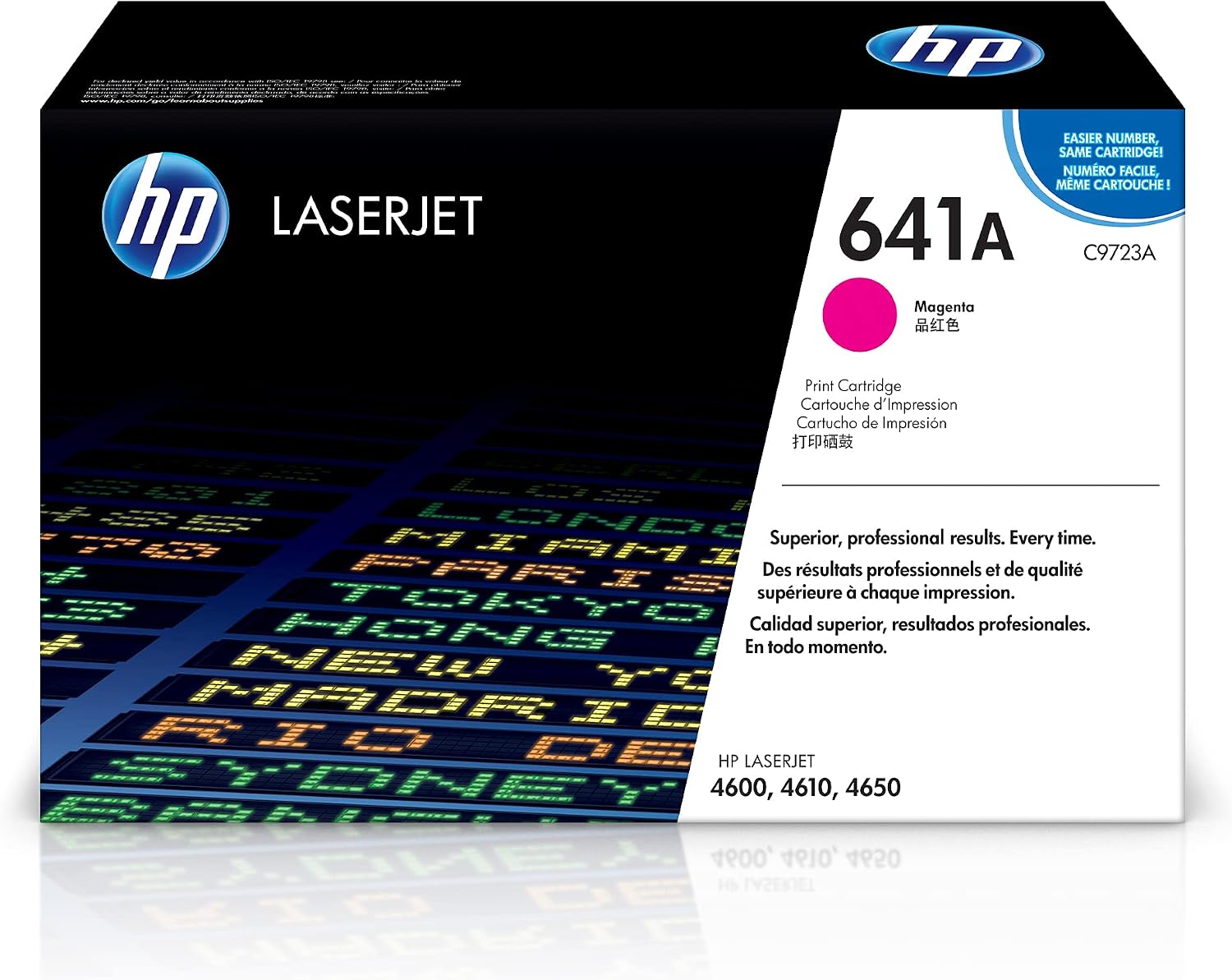 HP C9723A 641A Laser Toner Cartridge Magenta C9723A