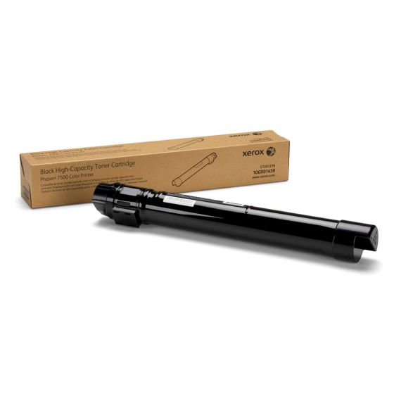 Xerox 106R01439 Phaser 7500 Black High Capacity Toner Cartridge