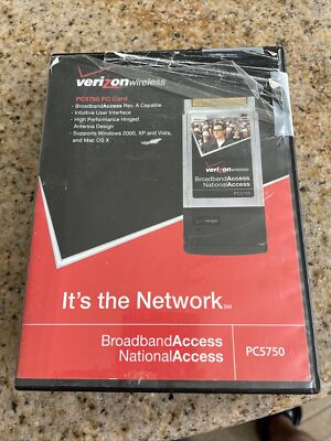 WIRELESS CARD VERIZON PC CARD PC5750 BROADBAND ACCESS