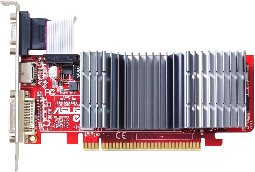 ASUS ATI Radeon HD 4350 512M DDR2 (EAH4350 SILENT/DI/512MD2) PCI-E Video Card^