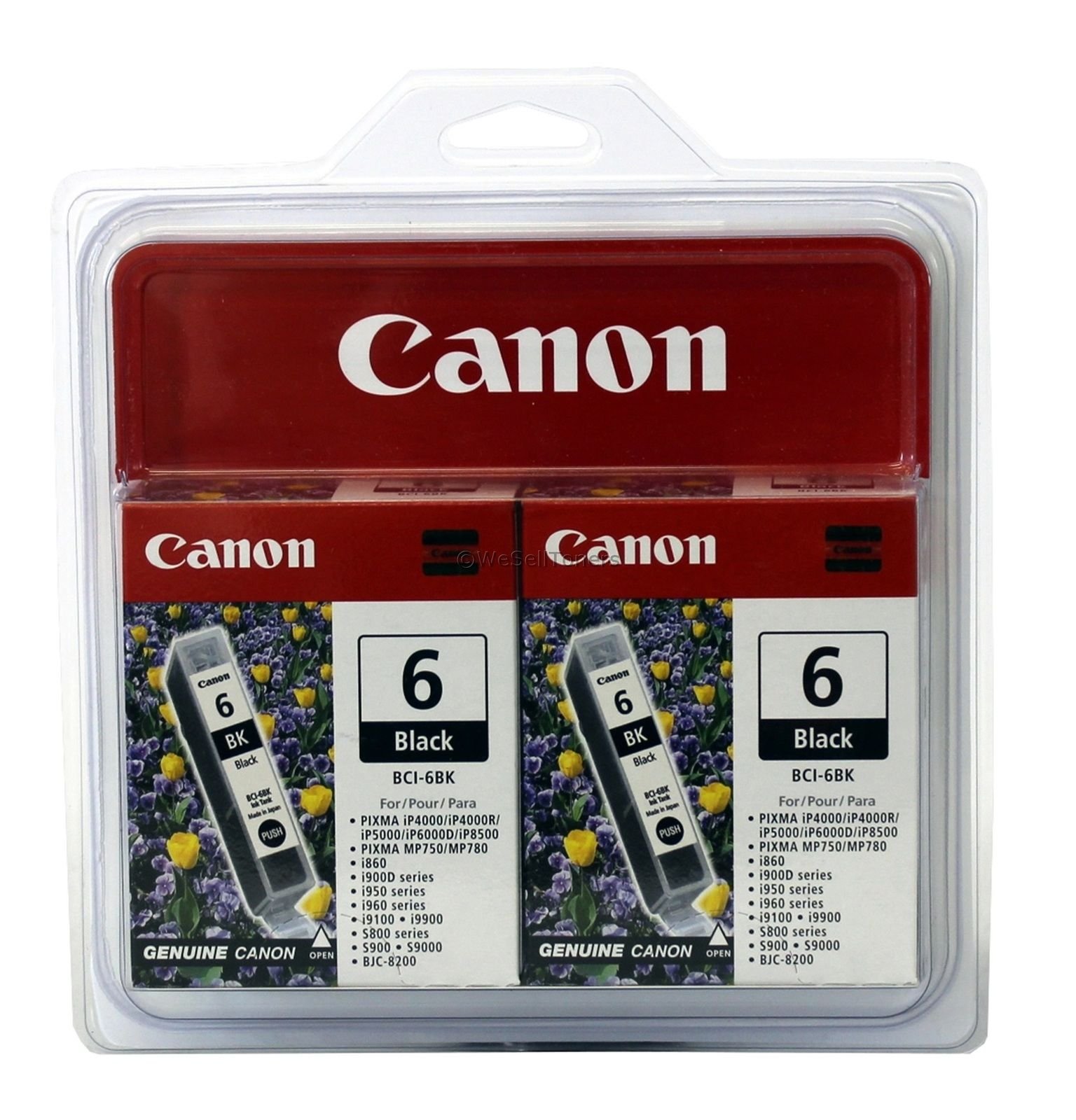 Canon 4705A037 BCI-6 Black 2 Pack