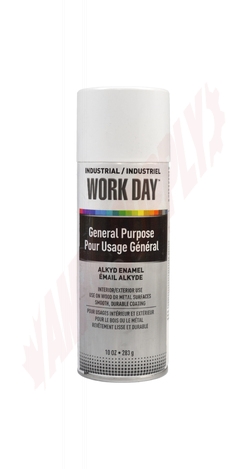 Krylon A04401007 Gloss White Industrial Work Day Spay Paint 10 o
