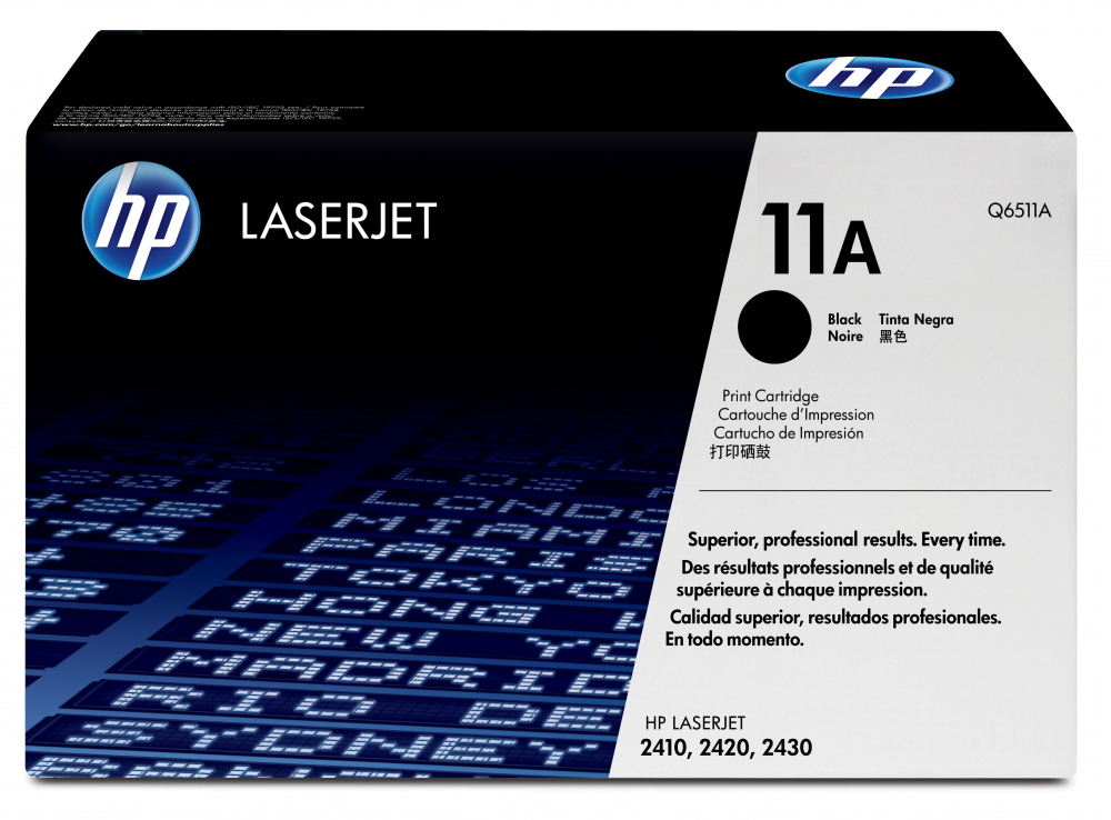 HP 11a Black Original Laserjet Toner Cartridge (Q6511A) 6k