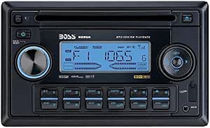 Boss 822UA In-Dash Double-Din CD/MP3 Receiver with Front Panel AUX Input, USB, SD Card