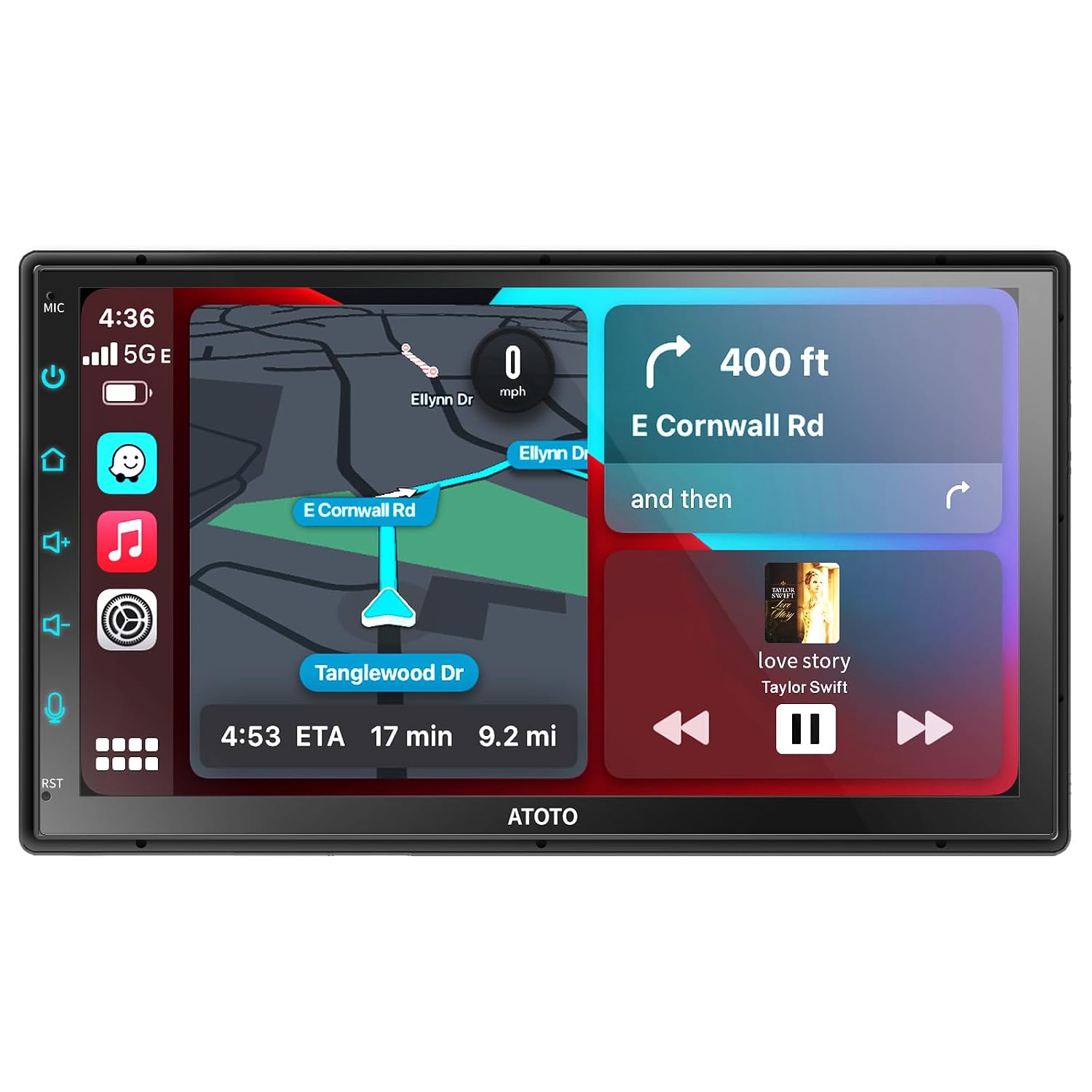 [New] ATOTO A6 Pro A6Y2721PRB 2DIN Android Car Navigation Stereo - Dual Bluetooth w/aptX - Fast Phone Charge/Ultra Preamplifier - in Dash Entertainment Multimedia Radio,WiFi,Support 256G SD &More