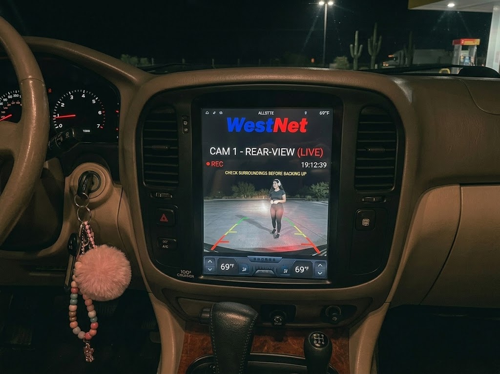 WestNet 12.1 Inch Vertical Screen Android Car Stereo for 1998-2002 Toyota Land Cruiser 100 LC100 / Lexus LX470, CarPlay, Android Auto, GPS, PX6 4GB/64GB photo 14
