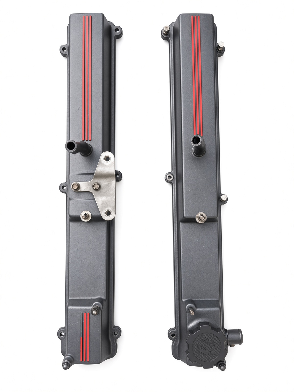 OEM Toyota Supra 7M-GTE Valve Covers Pair Powder Coated 11201-42010 11202-42010