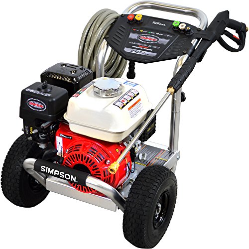 Simpson Cleaning ALH3425 Aluminum 3400 psi Gas Pressure Washer Powered by Honda GX200 Engine