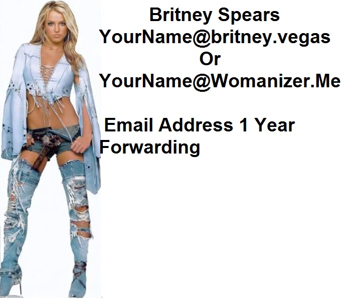 Britney Spears @britney.vegas Email Address 1 Year Forwarding