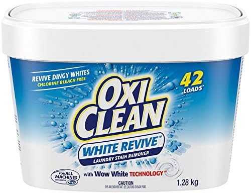 OxiClean White Revive Laundry Stain Remover Powder, 1.28-kg