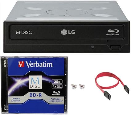 LG Electronics WH14NS40 14X SATA Blu-Ray Internal Rewriter Without Software (Black) (Discontinued by Manufacturer)