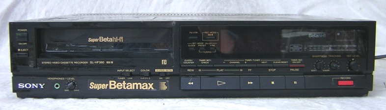 SONY BETAMAX SL-HF360 Player VCR Super Beta Hi-Fi American TV Standard