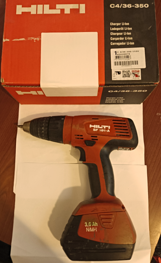 Hilti SF 181-A CPC  Drill Driver - 3497775 With Bonus Screws