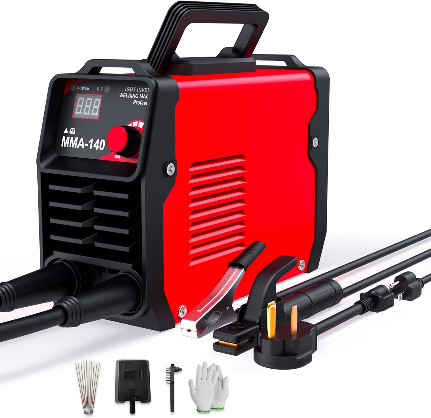 140Amp MMA Welder, 110/220V Stick Welder Dual Voltage ARC Weldin