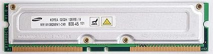 Samsung RAM Memory Module 128MB PC800 800MHz RDRAM RIMM MR16R082