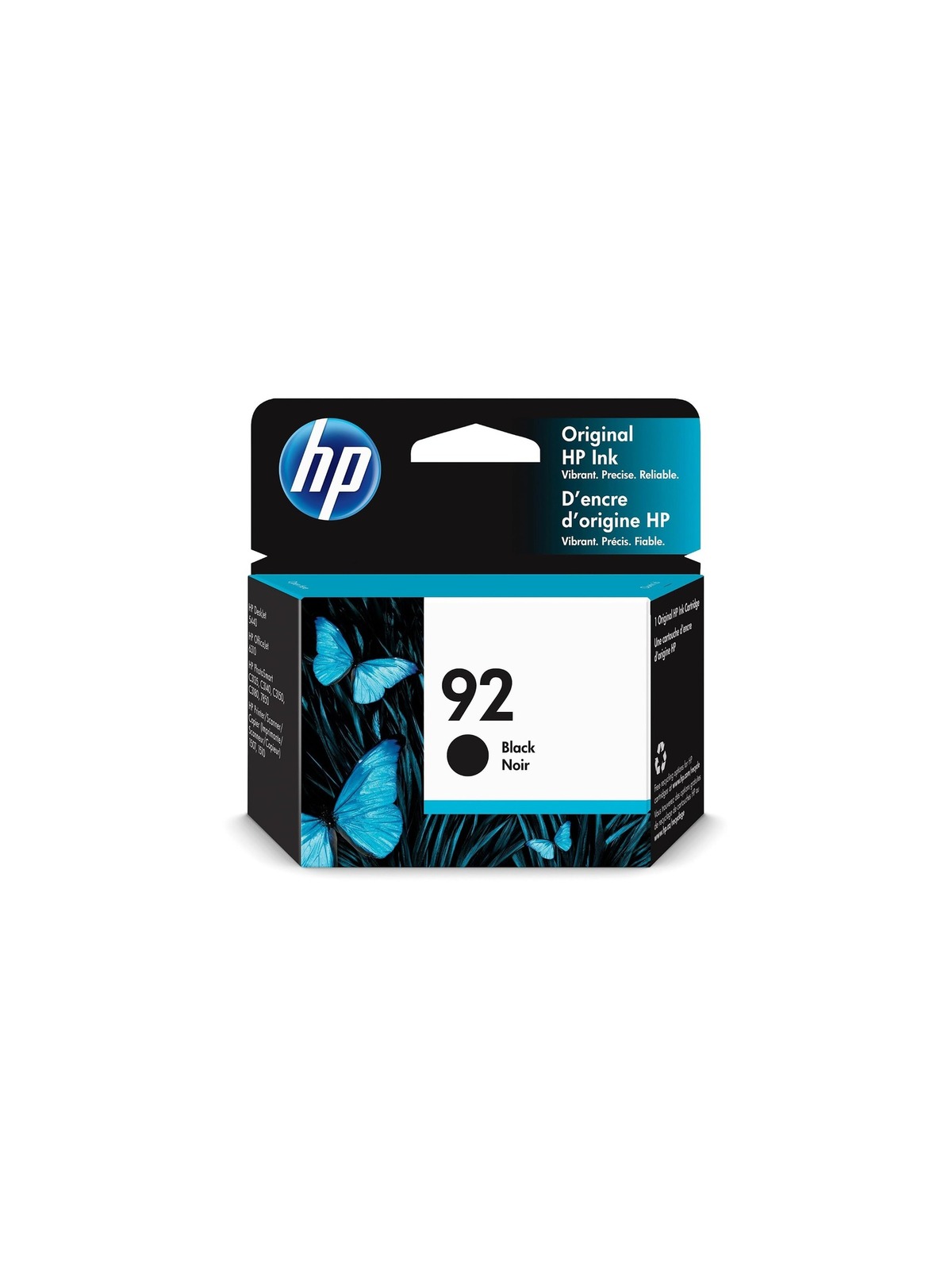 HP 92 Black Ink Cartridge | Works with HP DeskJet 5440; HP OfficeJet 6310; HP Ph