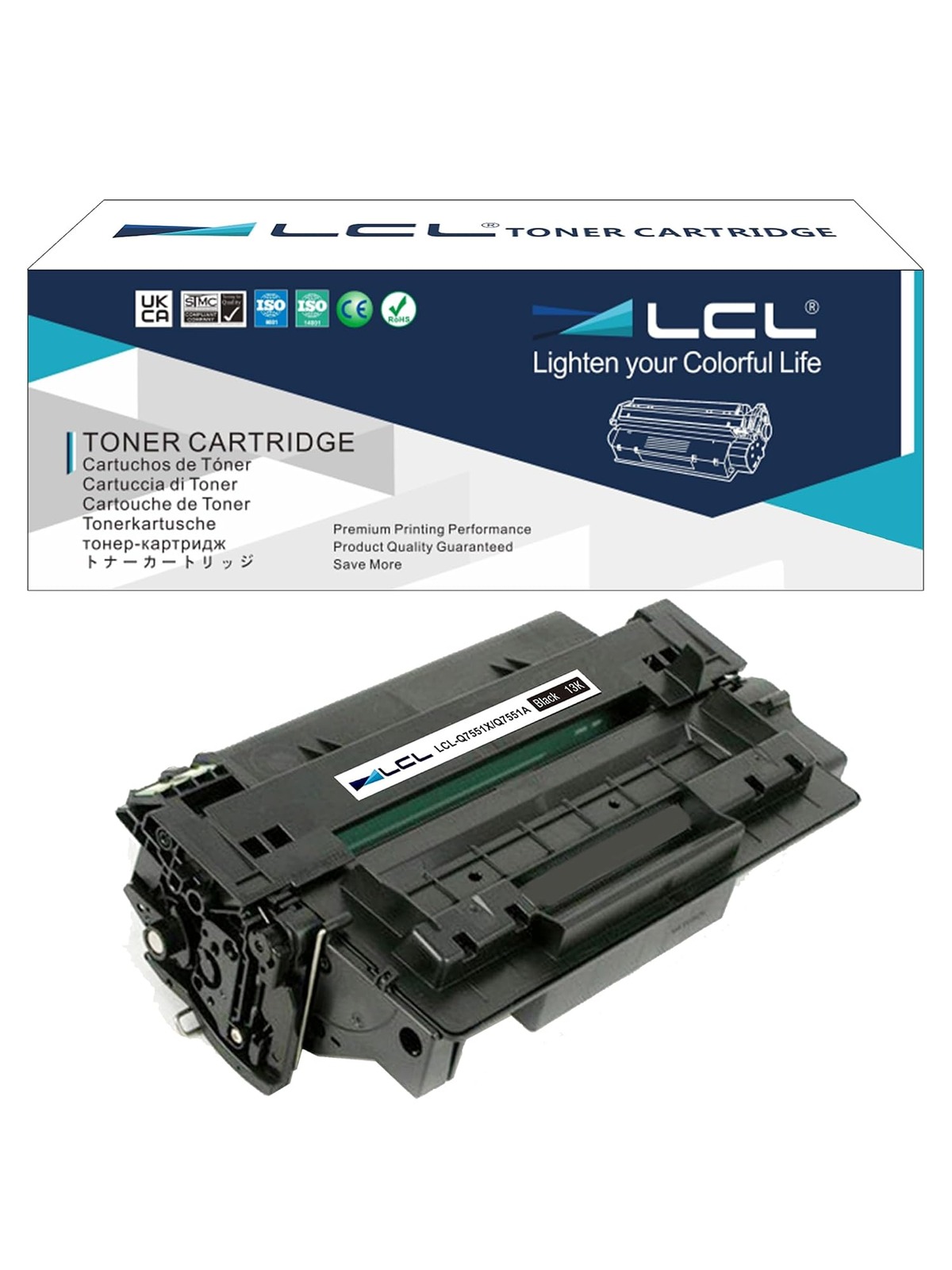 Superb Choice Compatible Toner Cartridge Compatible with HP Q7551A use in HP Printer(Black) - with Chip