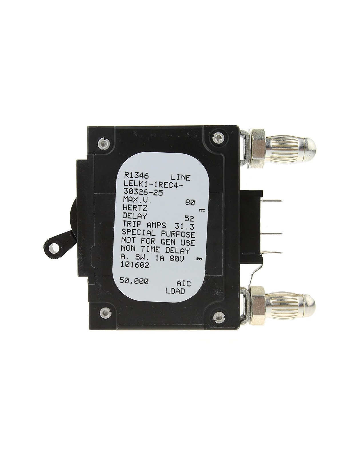 Set of 4 AIRPAX 25 AMP DC BULLET BREAKER LELK1-1REC4-30326-25
