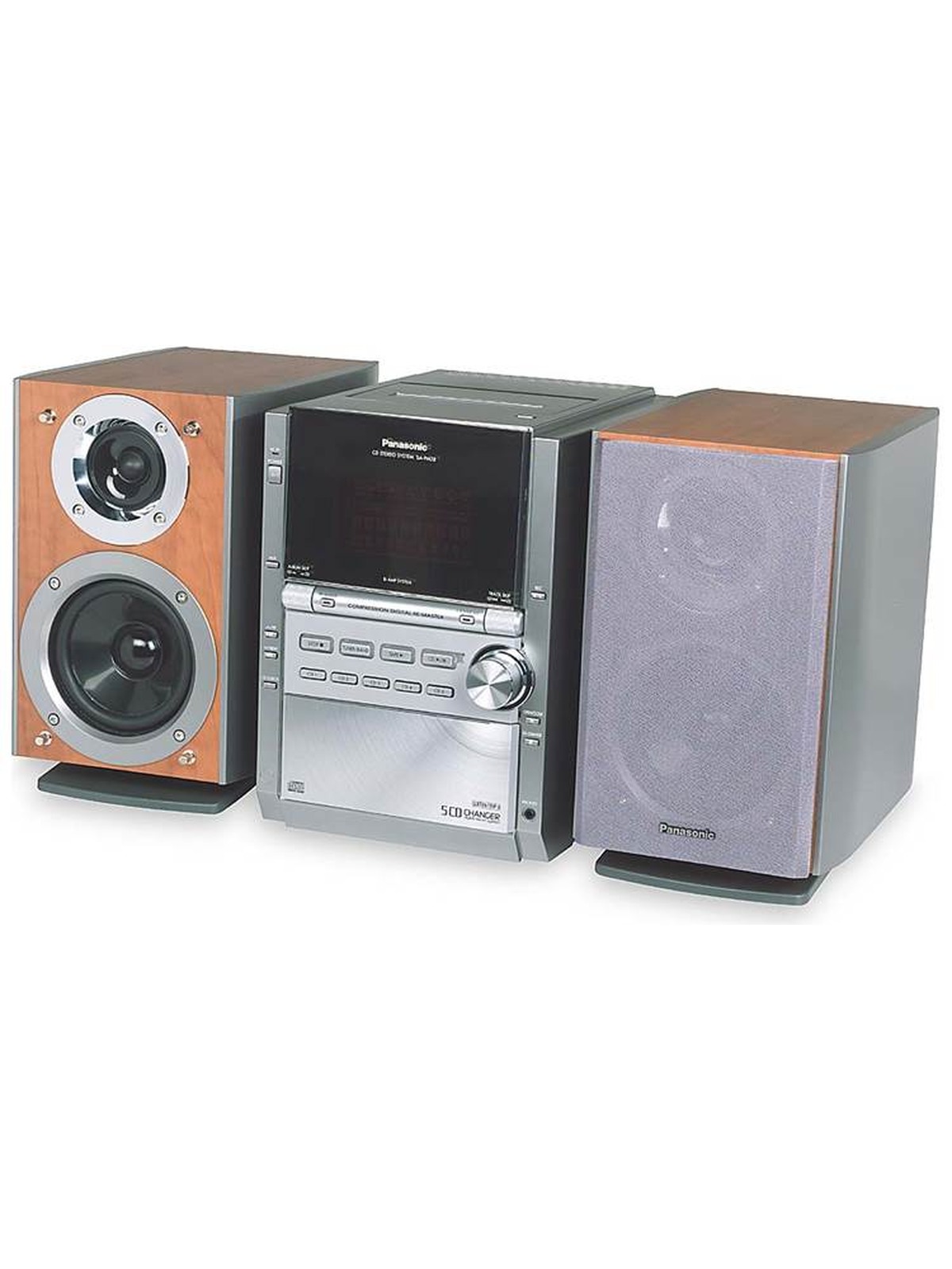 Panasonic SC-PM28 Executive Microsystem With 5-CD Changer