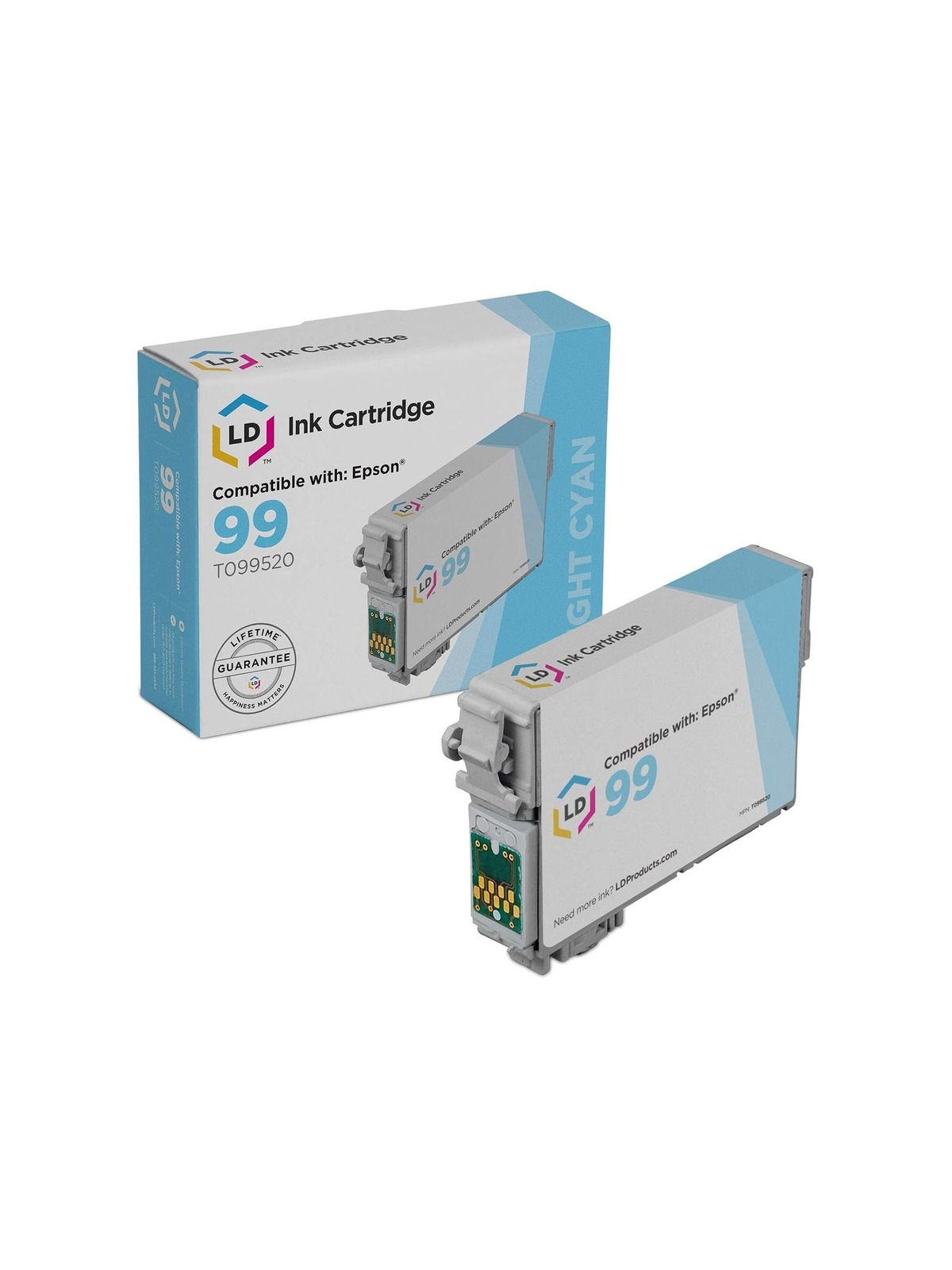 LD Products Remanufactured Ink Cartridge Replacement for Epson S020130 ( Cyan )