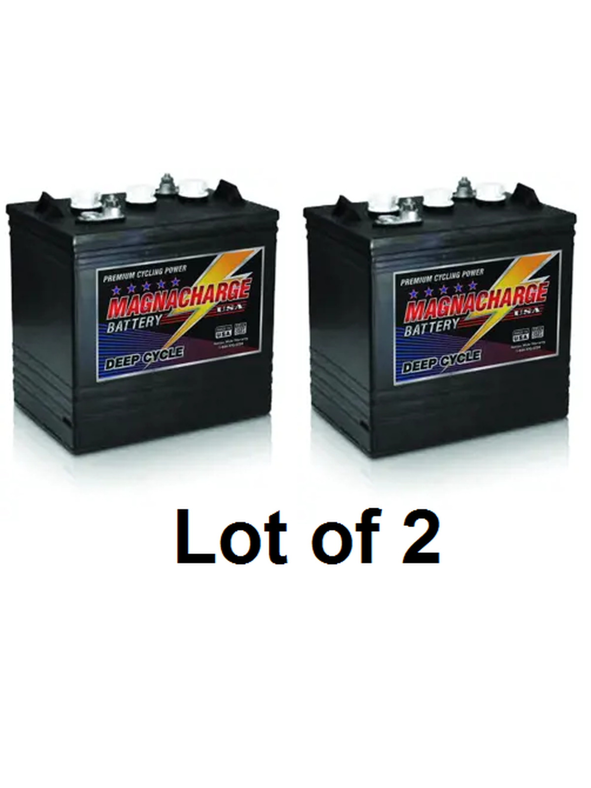 Magnacharge GC-225 6V Deep Cycle Battery Group GC2 | 220 AH (Pai