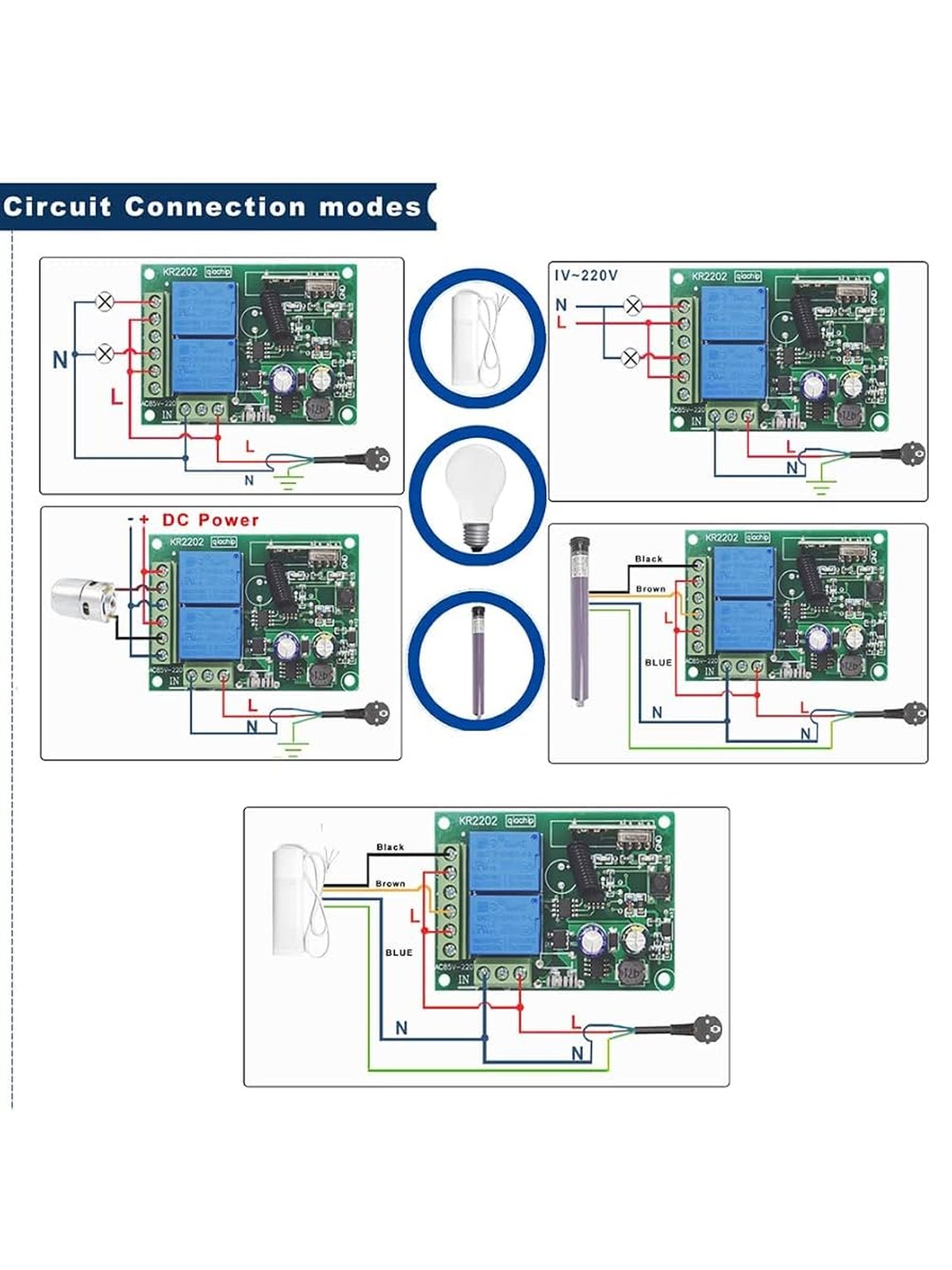 Smart Wifi RF Relay Switch Wireless 433Mhz Remote Control Light Switch Timer Function DC 5V-24V Two Channels RF Relay Module Controller Compatible with Alexa,Google Assistant and IFTT 2pcs Transmitter