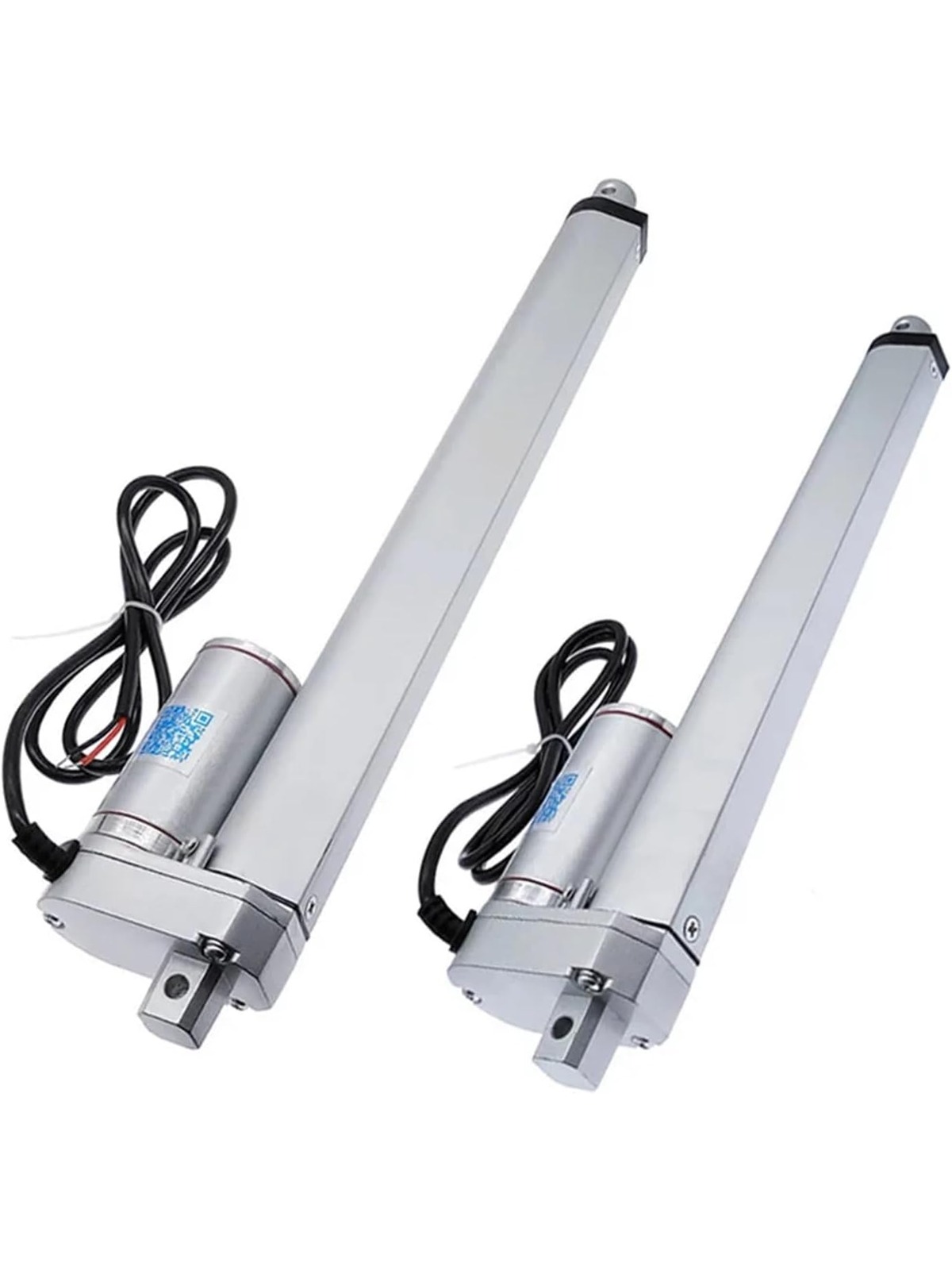 Artilife Linear Actuator Multiple Sizes 100-300mm High Speed 10mm/s Linear Actuator Motor 900N Load Capicity 12V DC with Mounting Brackets,Silver (12")