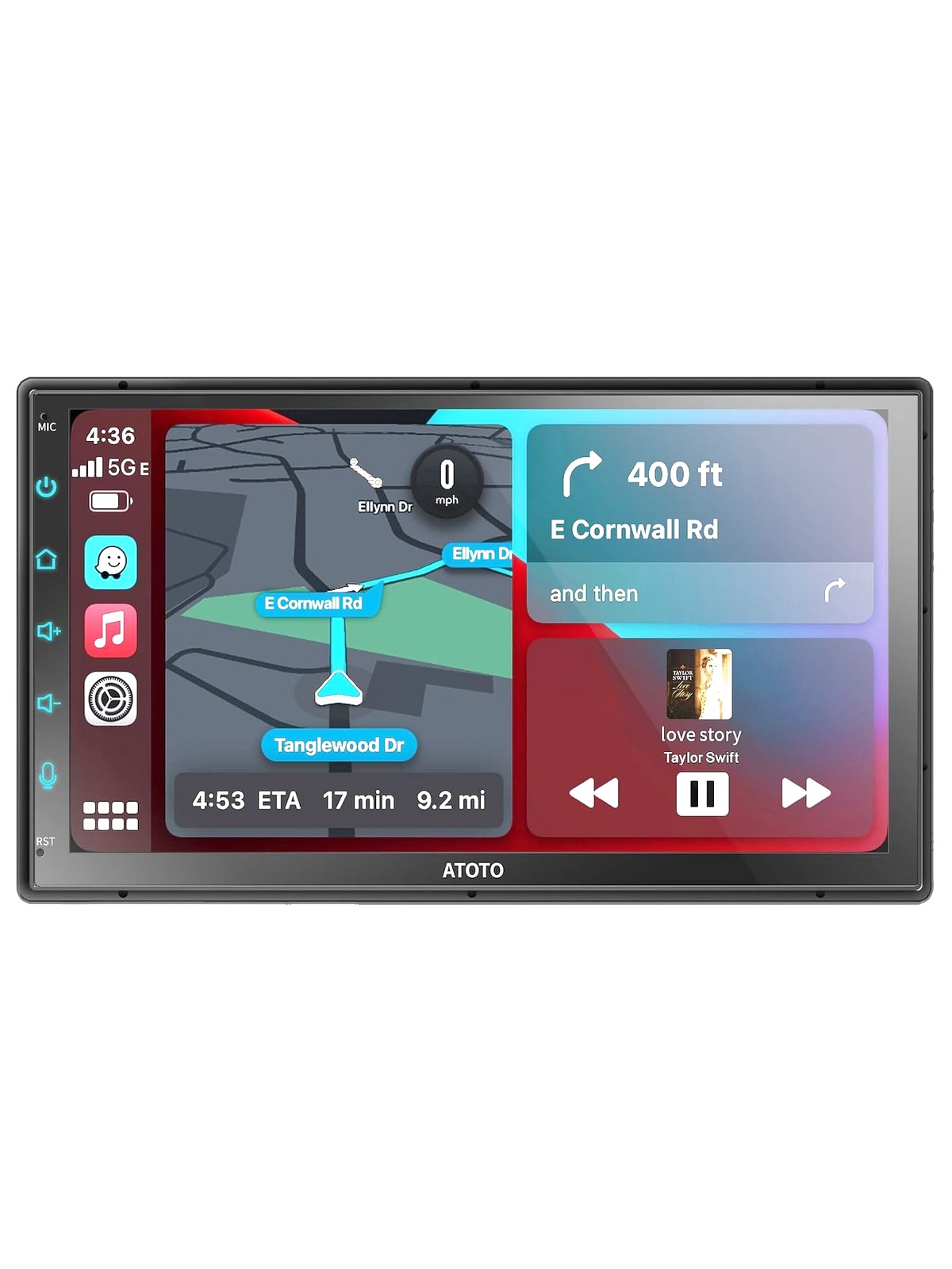 [New] ATOTO A6 Pro A6Y2721PRB 2DIN Android Car Navigation Stereo - Dual Bluetooth w/aptX - Fast Phone Charge/Ultra Preamplifier - in Dash Entertainment Multimedia Radio,WiFi,Support 256G SD &More