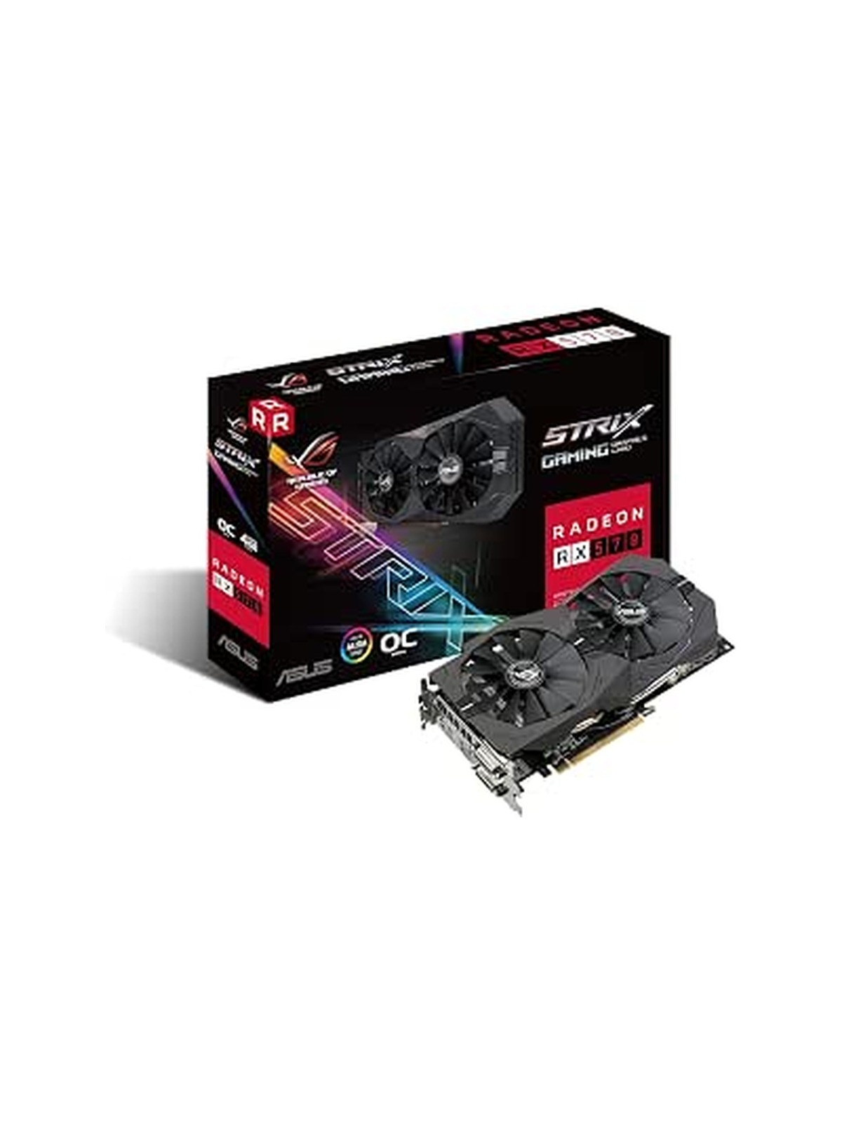 ASUS Radeon RX Vega 64 8GB Overclocked 2048-Bit HBM2 PCI Express 3.0 HDCP Ready Video Card (STRIX-RXVEGA64-O8G-GAMING)