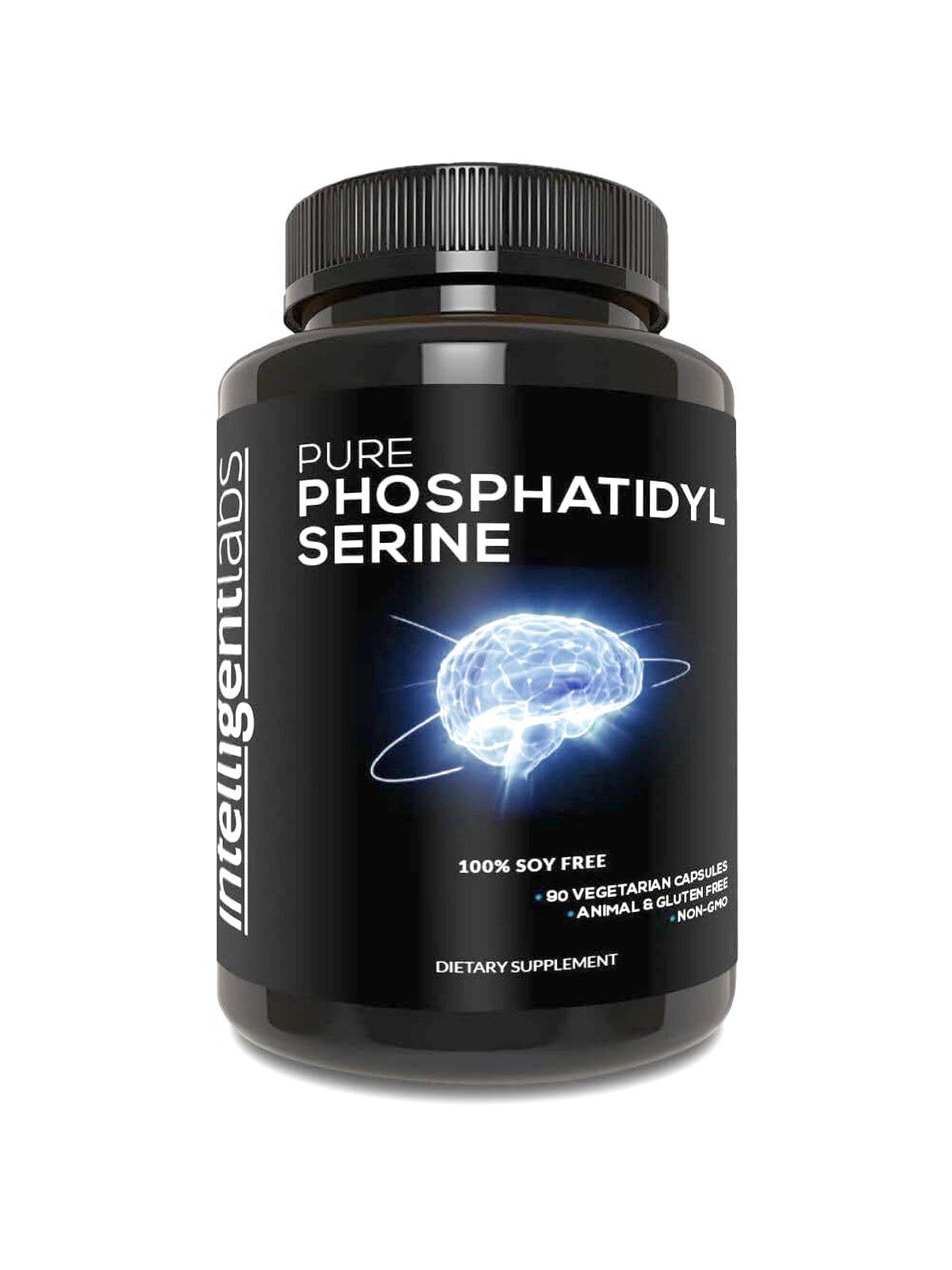 Intelligent Labs Phosphatidylserine 100mg 100% Soy Free Best Pure Phosphatidylserine
