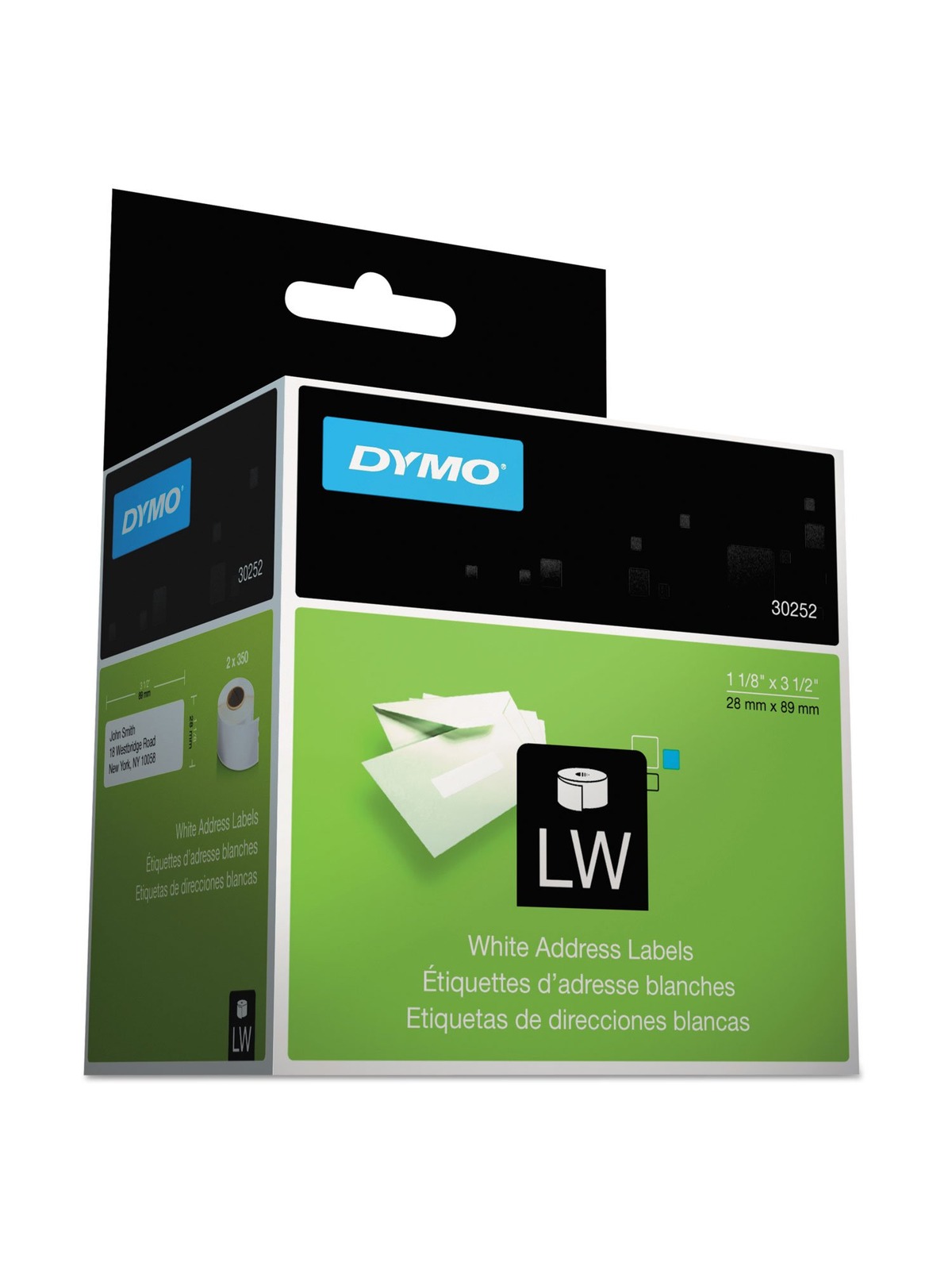 [10Rolls, 350/Roll] Dymo 30252 Compatible 1-1/8" x 3-1/2" Address Labels
