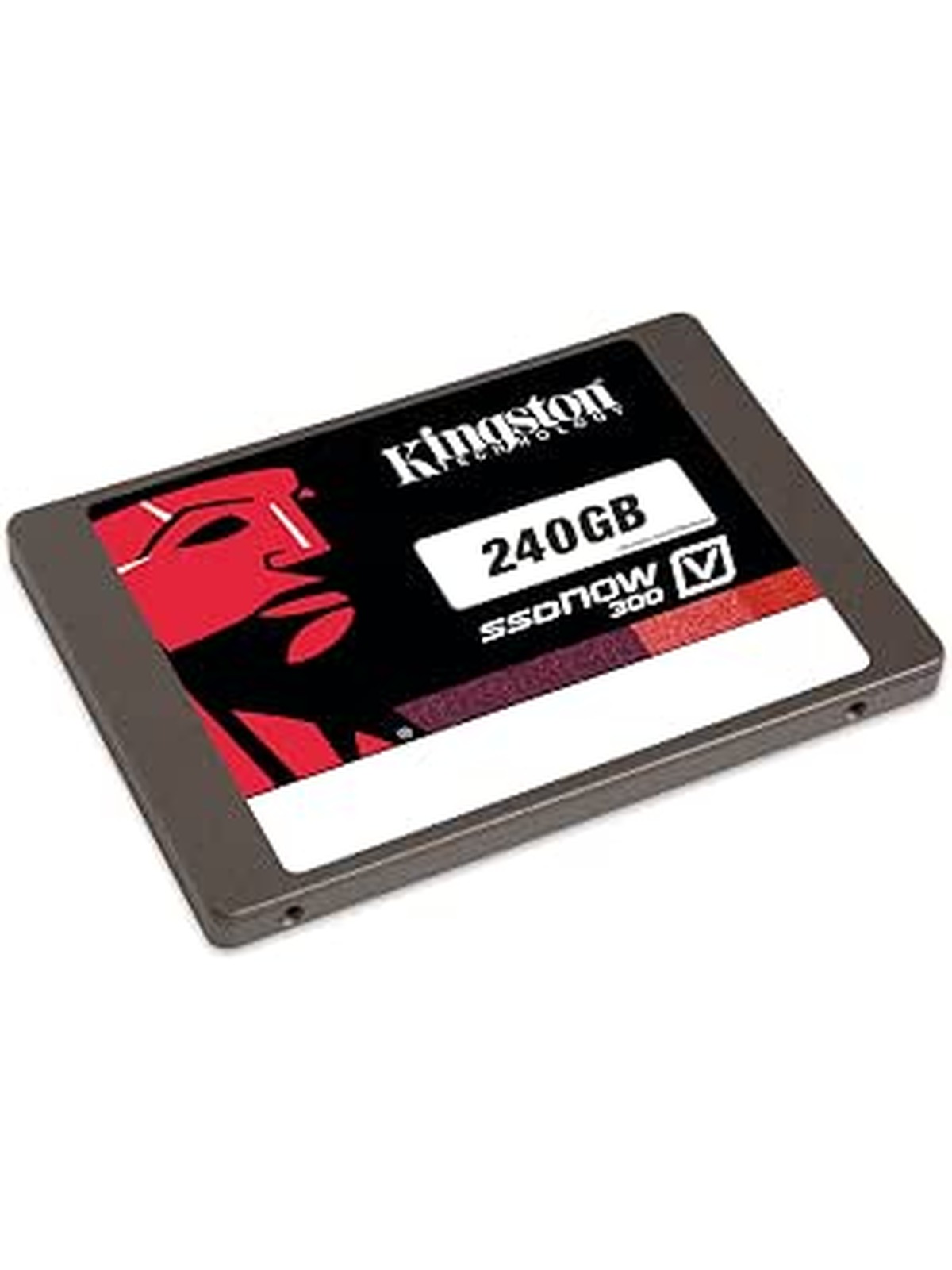 Kingston Digital 7mm Height 240GB SSDNow V300 SATA 3 2.5 with Adapter Solid State Drive, SV300S37A/240G