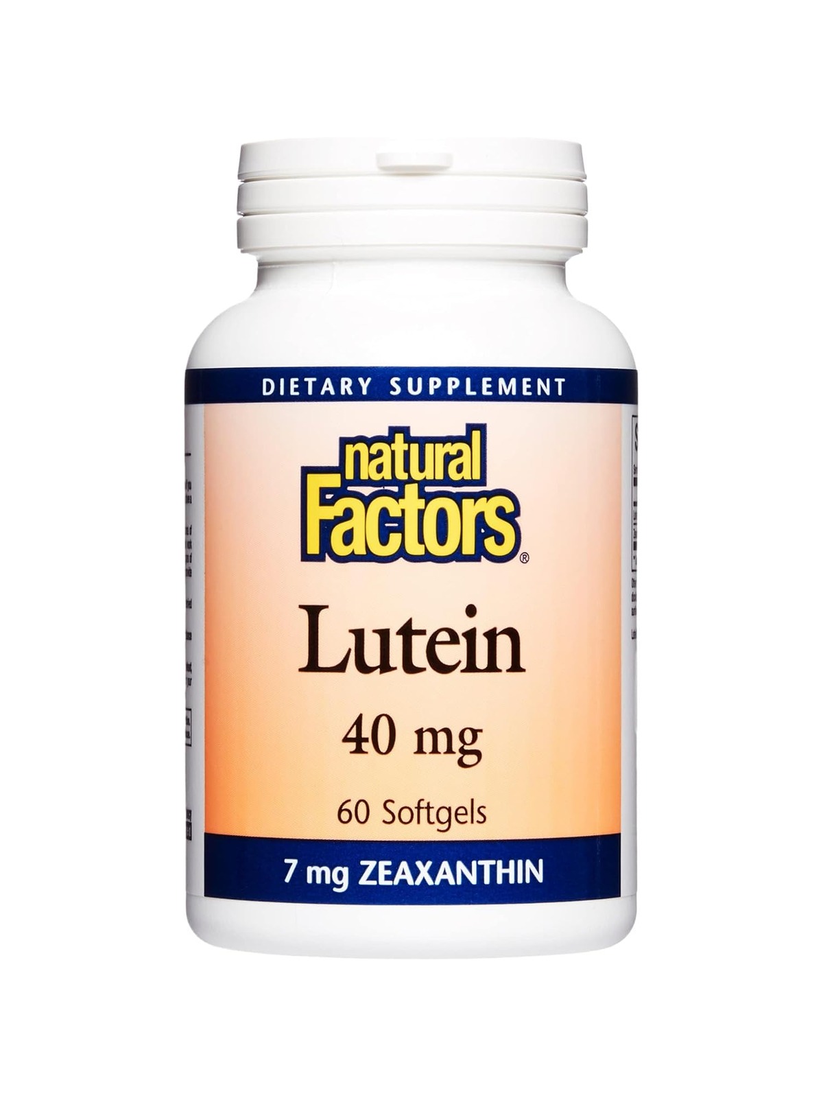 Natural Factors Lutein 40mg - 60 Softgels, Supports Eye Health