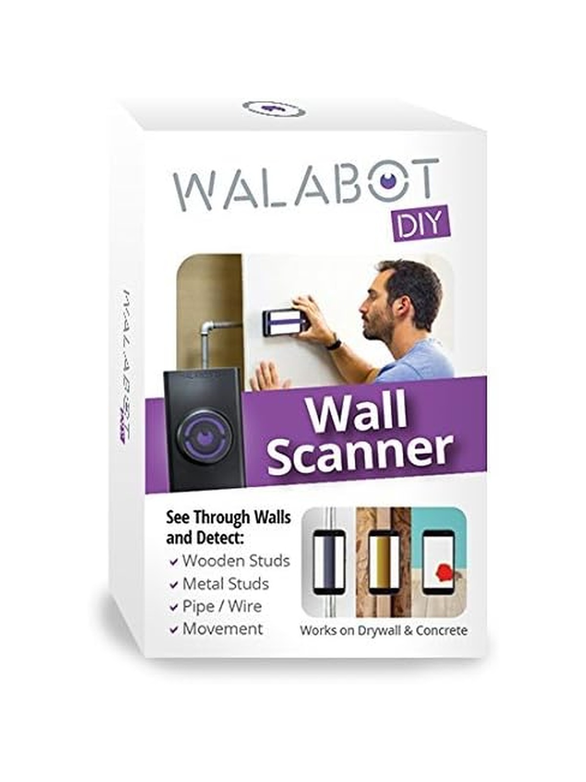 Walabot DIY - in-Wall Imager - See Studs, Pipes, Wires (for Android Smartphones - Not Compatible with iPhone)