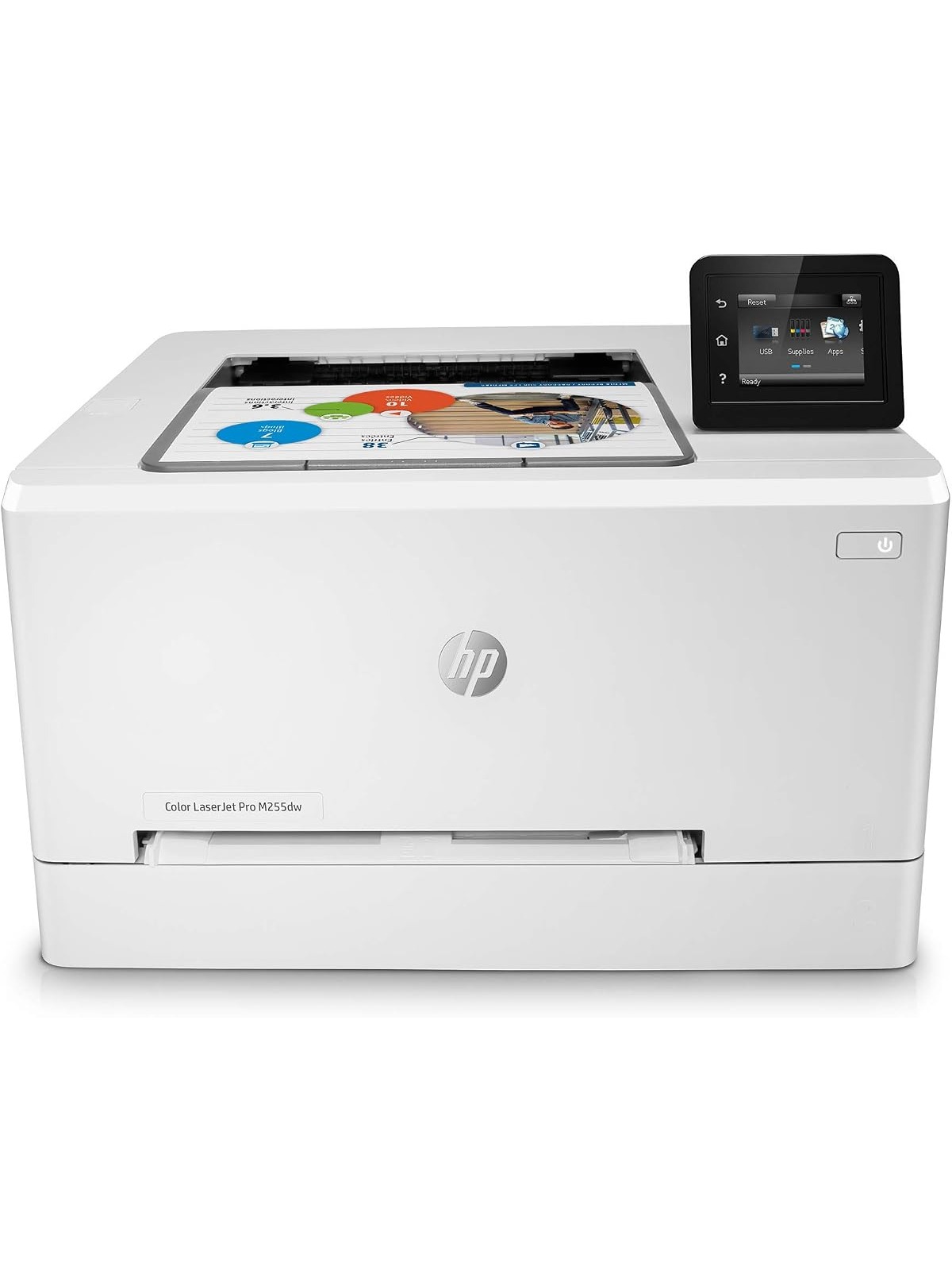 HP Color LaserJet Pro M255dw Wireless Laser Printer, Remote Mobile Print, Duplex Printing, Works with Alexa (7KW64A)