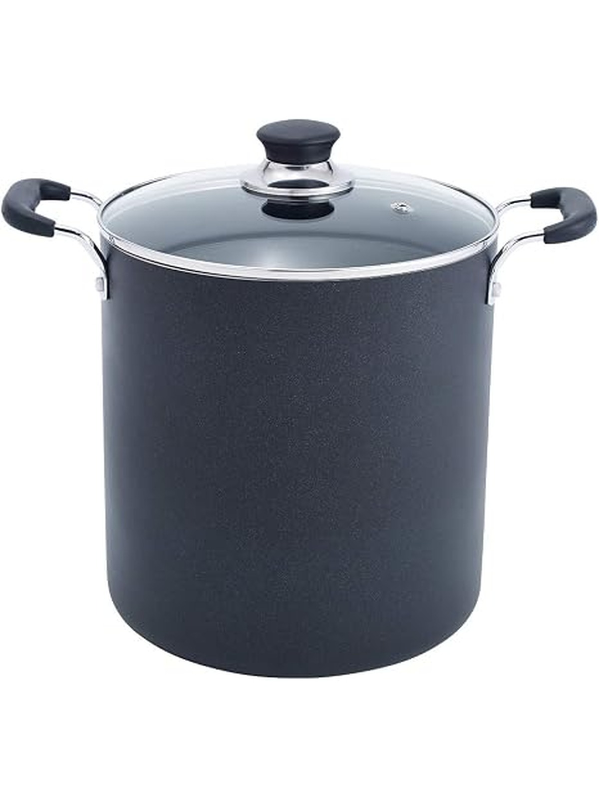 T-fal A9228064 Specialty Nonstick 12-Quart Stockpot Dishwasher Safe Stock Pot Cookware, Black